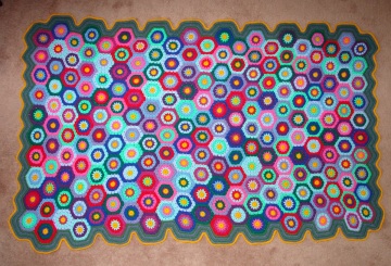 Hexagon blanket