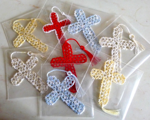 cross bookmarks packed to sell