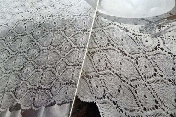 Bedcover or tablecloth motifs